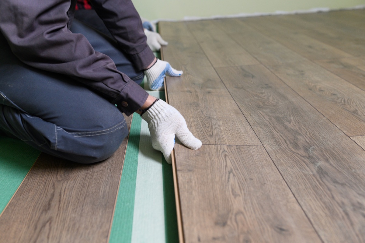 Laminate flooring project 13