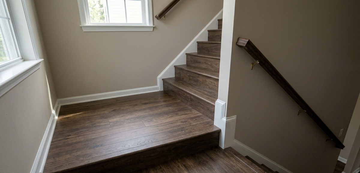 Stairs flooring project 15